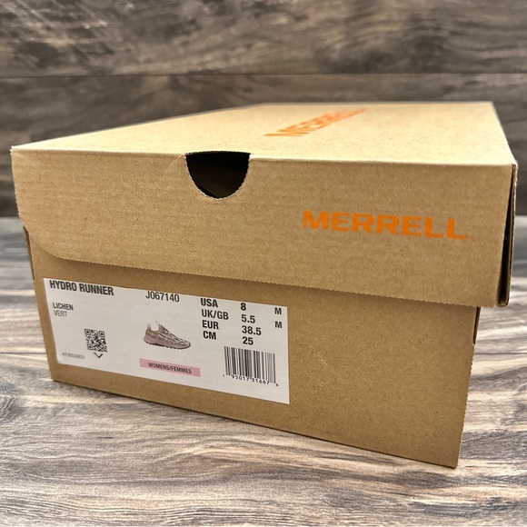 NIB Merrell Hydro Runner Water Trail Hiking Shoes Sneaker Lichen - Picture 13 of 14